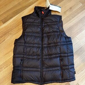 Chocolate brown Beretta quilted vest